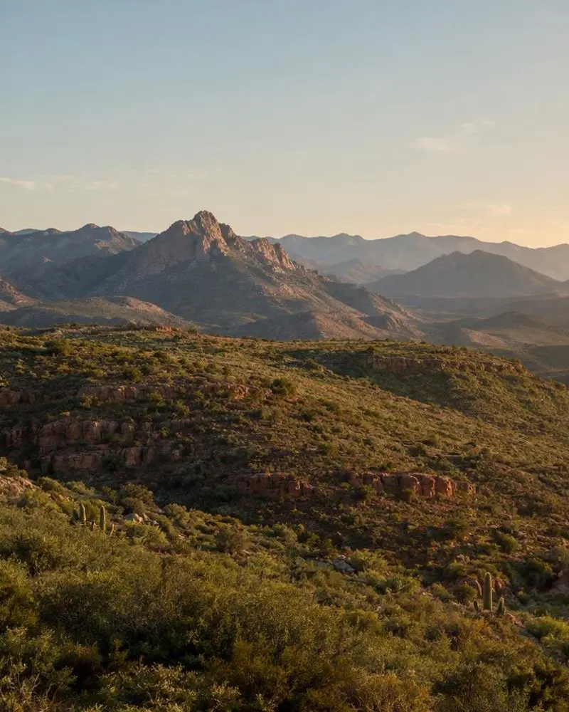 Bisbee, Arizona Modern landscape of Southern Arizona near Bisbee
